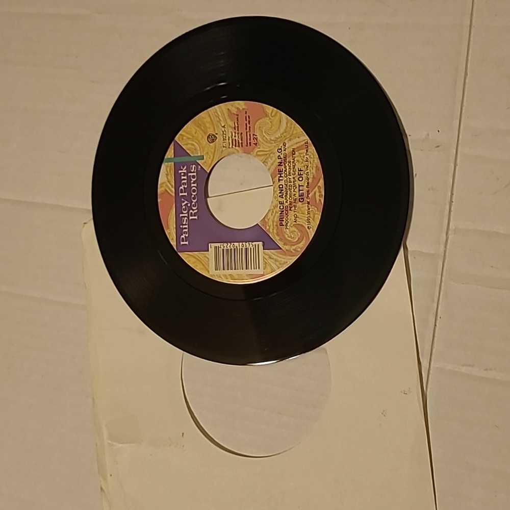 Prince and the NPG 45 record Gett Off and Horny Pony